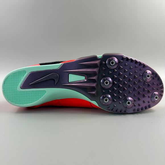 Nike Zoom Pole Vault Elite Men Size 10 Crimson Lightweight Track Spike Shoes NEW - Picture 5 of 7